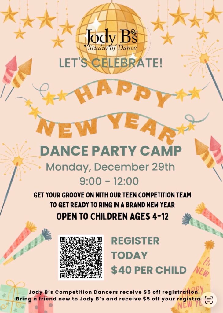 🎉 Happy New Year Dance Party Camp
